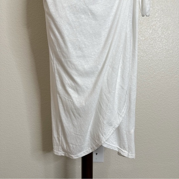 Free People Beach White Tie Waist Midi Dress, Sz Small - Picture 5 of 12